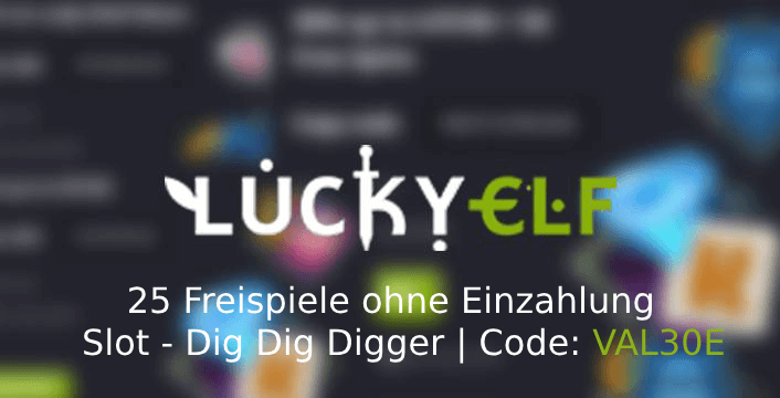 Lucky Elf 25 Freispiele ohne Einzahlung